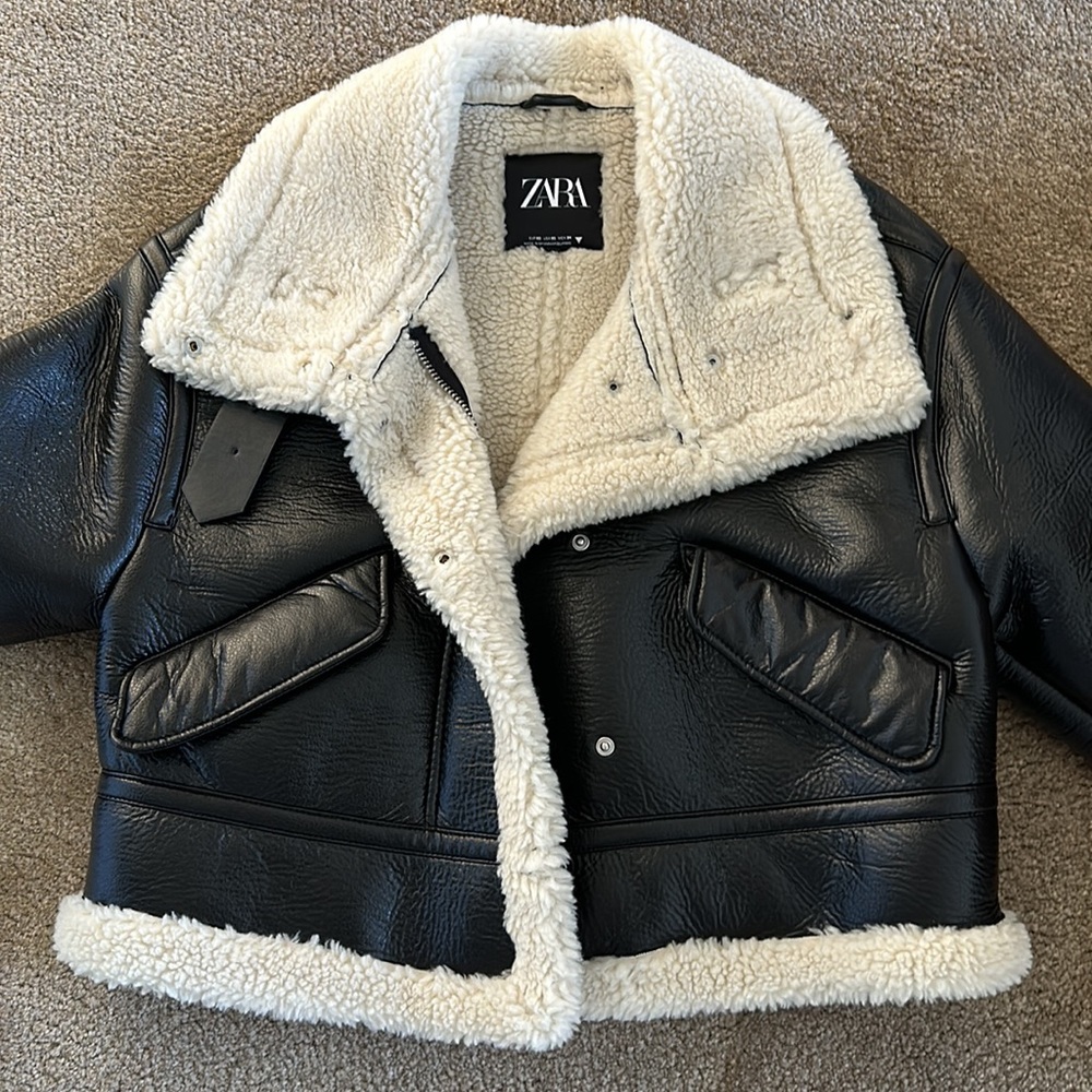 Zara Double Faced Jacket NWOT